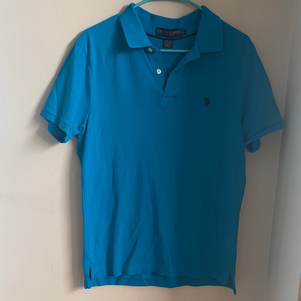 U.S. Polo Assn. Men's Vibrant Blue Polo Shirt